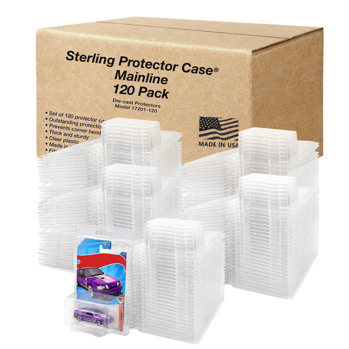 Sterling Protector Case Mainline 모델 17201 카드 크기 6.5인치 x 4.25인치에 맞습니다.