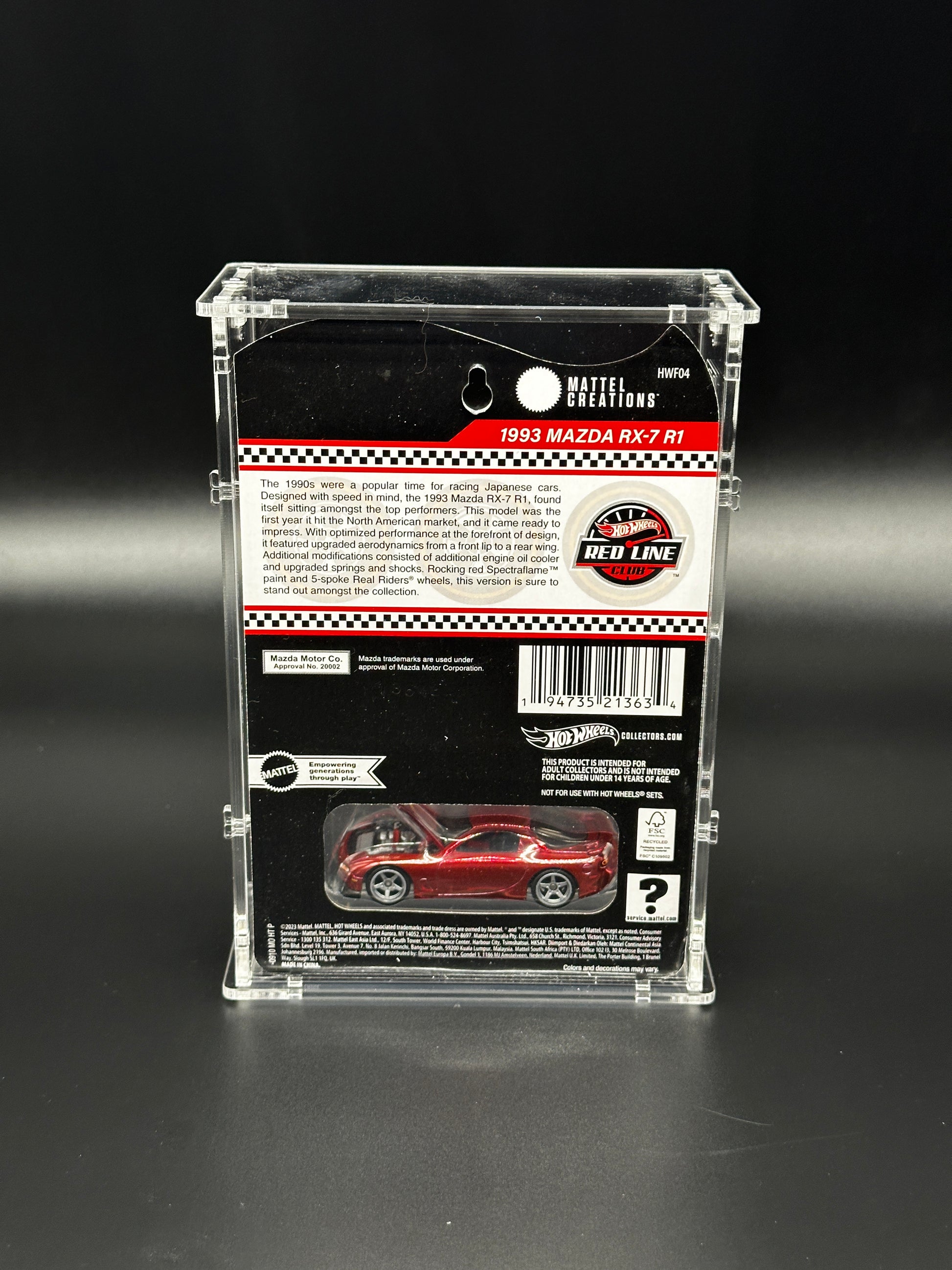 Hot Wheels RLC Stackable Acrylic Display with Door