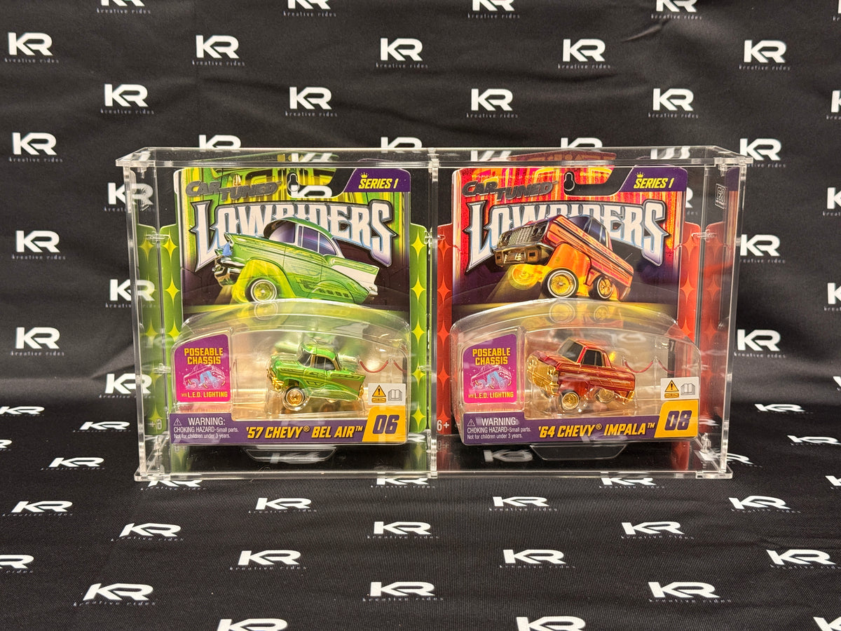 Dual Car Tuned Double/Lowrider/Rig Acrylic Display