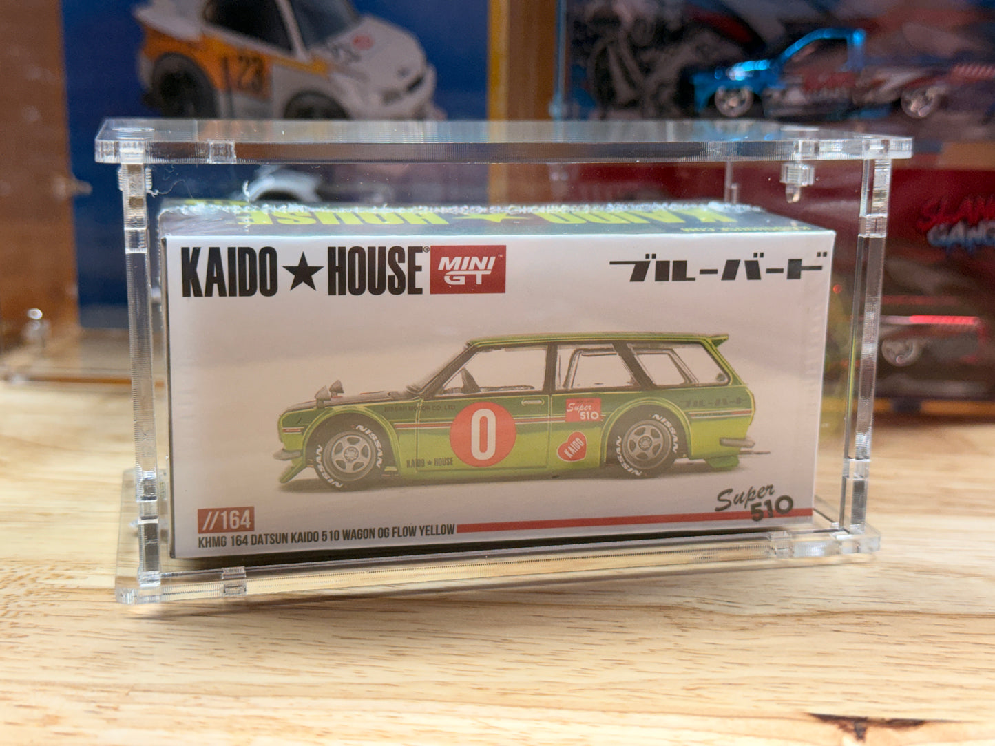Hot Wheels Tall Toy Fair or Kaido House 1-Tier Diecast Acrylic Display *Stackable*