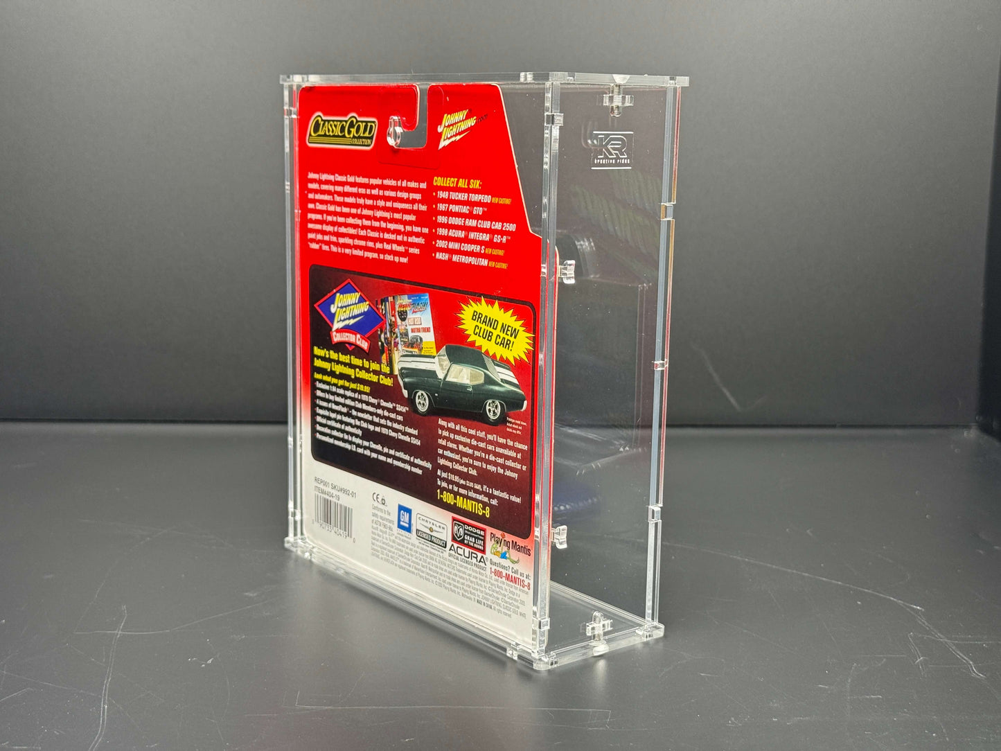 Johnny Lightning Classic Gold Acrylic Display