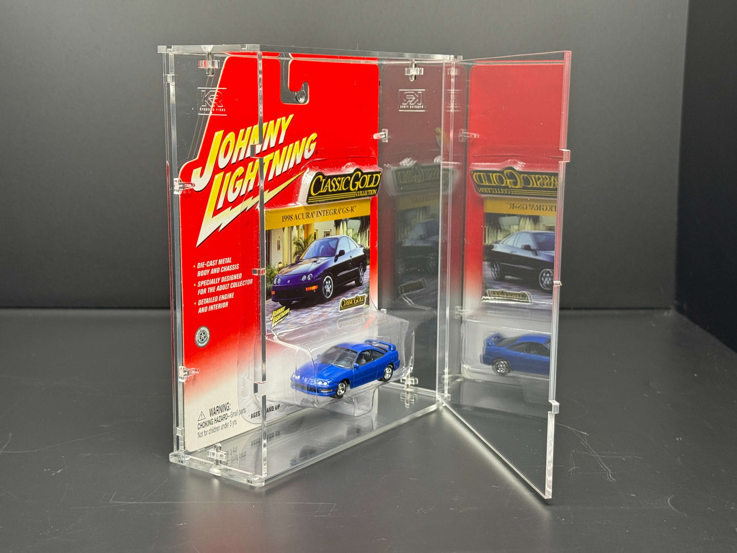 Johnny Lightning Classic Gold Acrylic Display