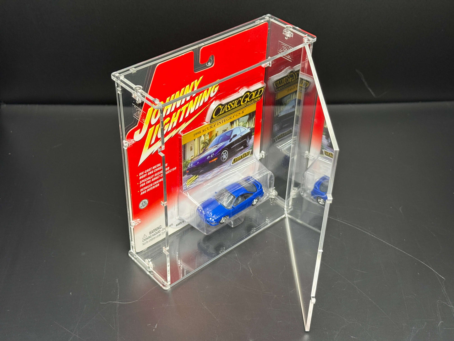 Johnny Lightning Classic Gold Acrylic Display