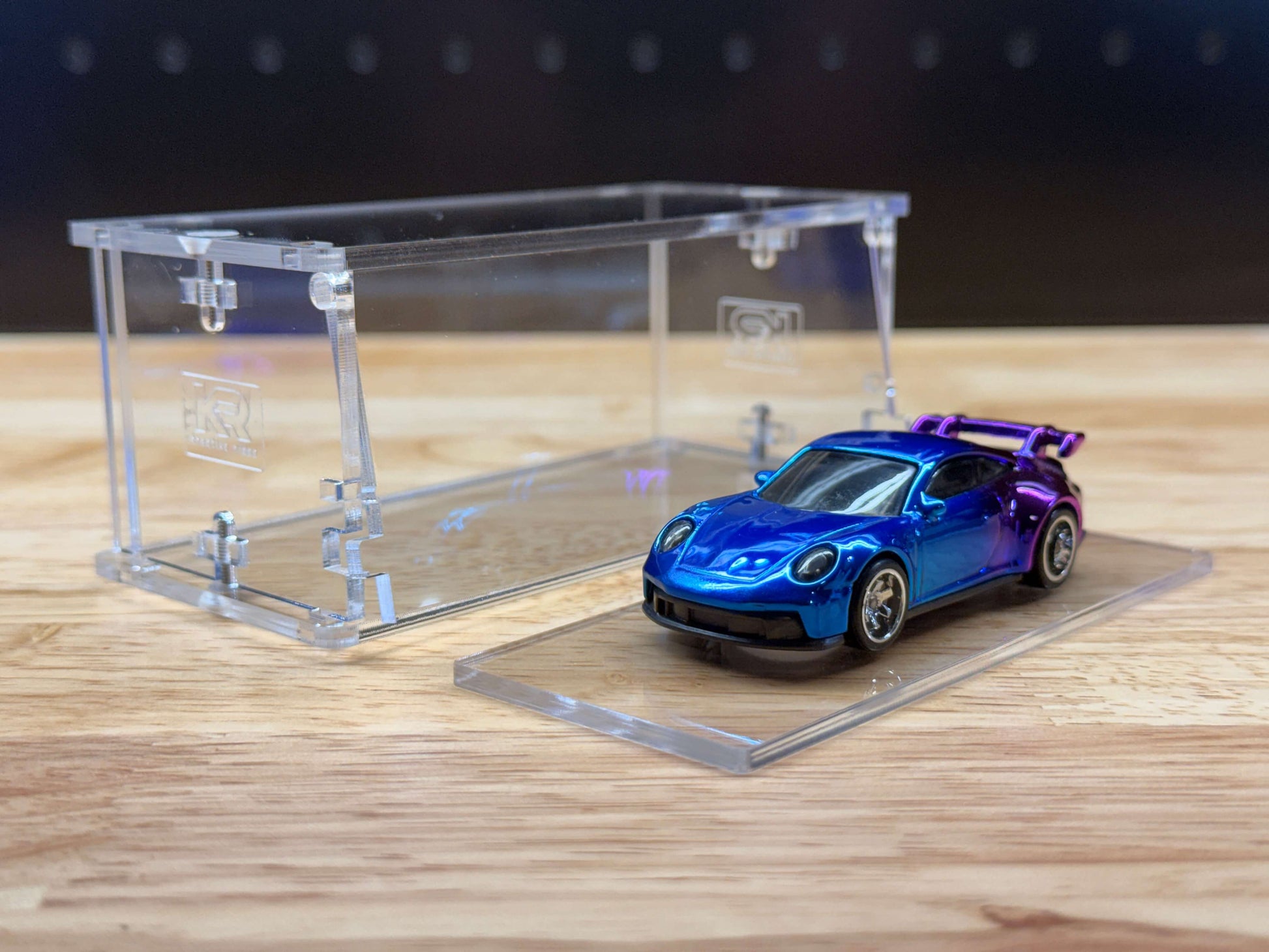 Customizers Standard Diecast Acrylic Display with optional removable base