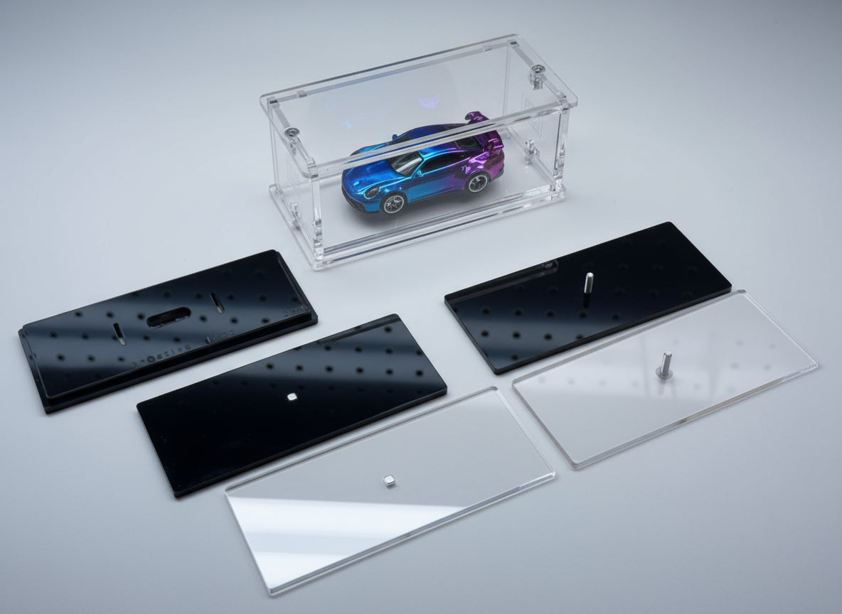 Customizers Standard Diecast Acrylic Display with optional removable base
