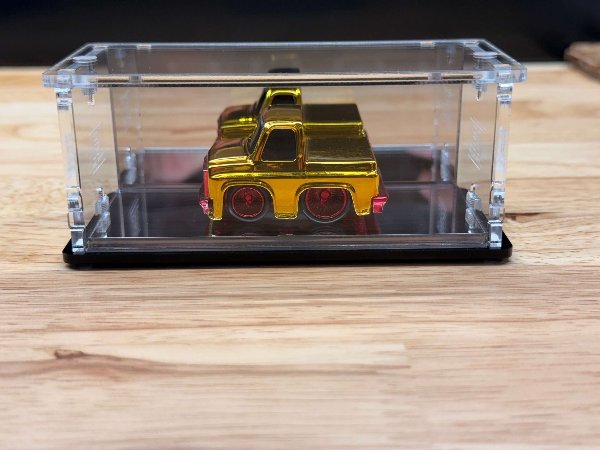 Customizers Standard Diecast Acrylic Display with optional removable base
