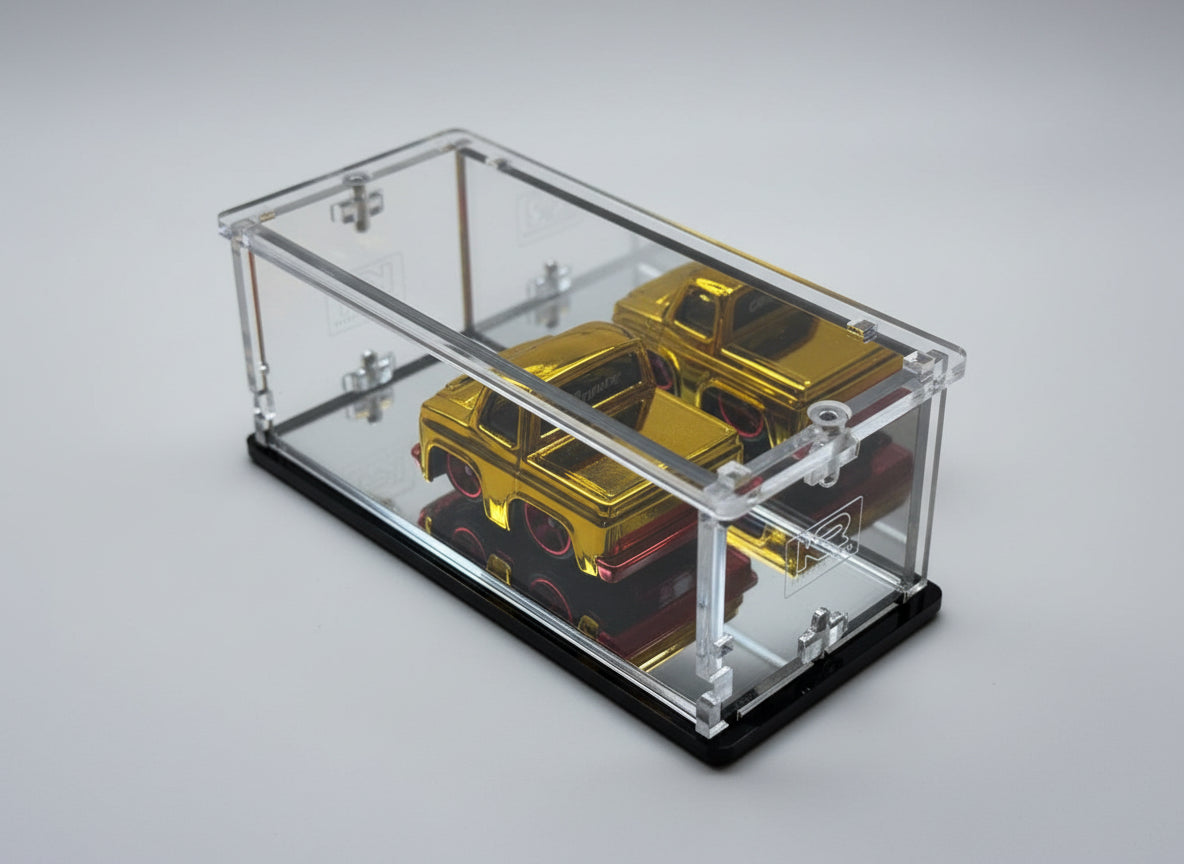 Customizers Standard Diecast Acrylic Display with optional removable base
