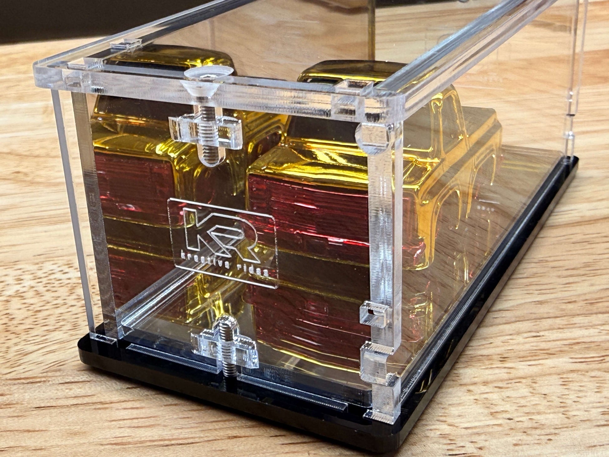 Customizers Standard Diecast Acrylic Display with optional removable base