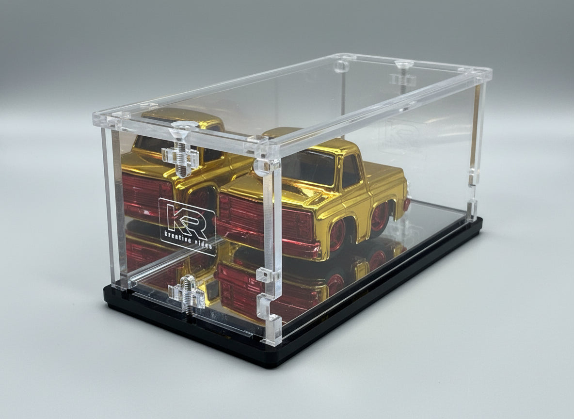 Customizers Standard Diecast Acrylic Display with optional removable base