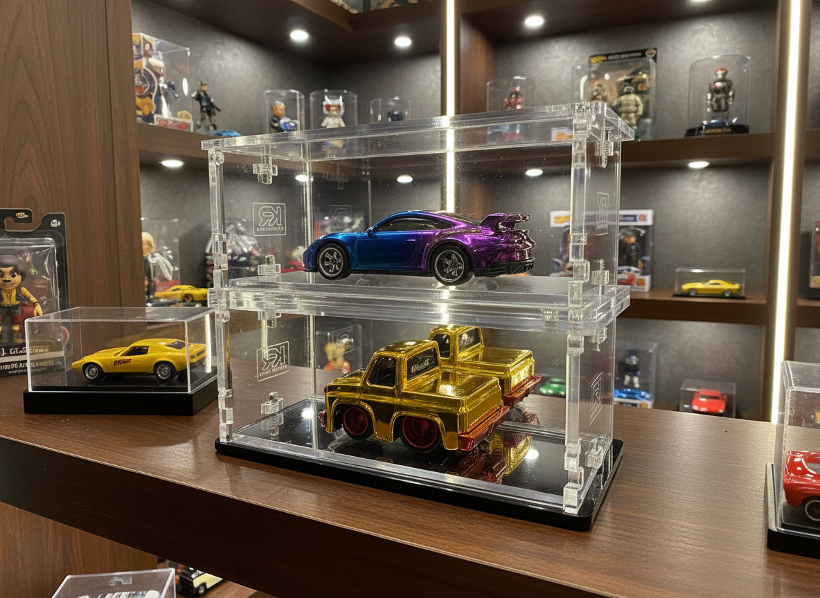 Customizers Standard Diecast Acrylic Display with optional removable base