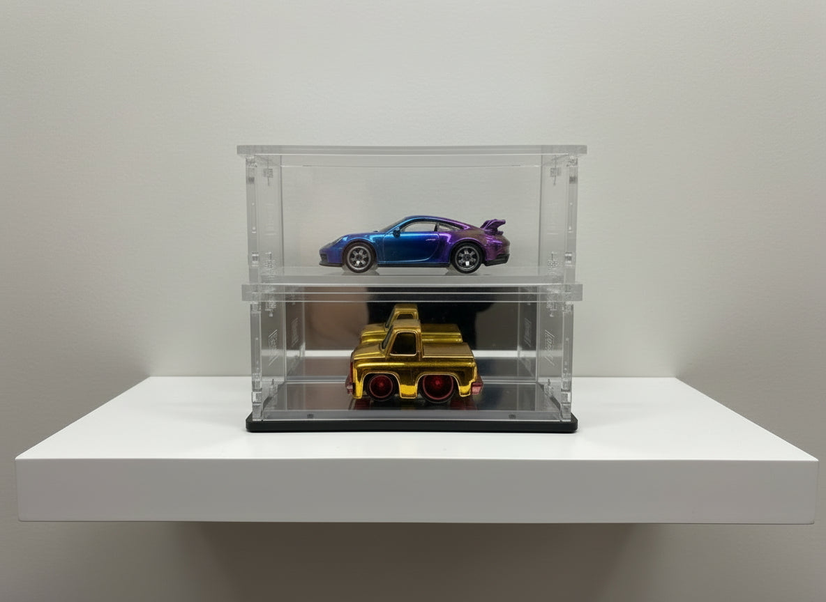 Customizers Standard Diecast Acrylic Display with optional removable base