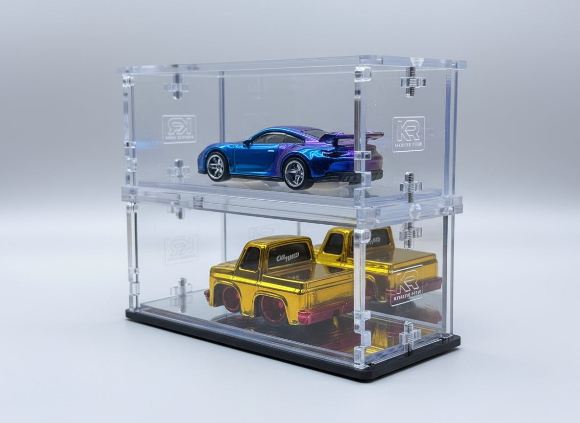 Customizers Standard Diecast Acrylic Display with optional removable base