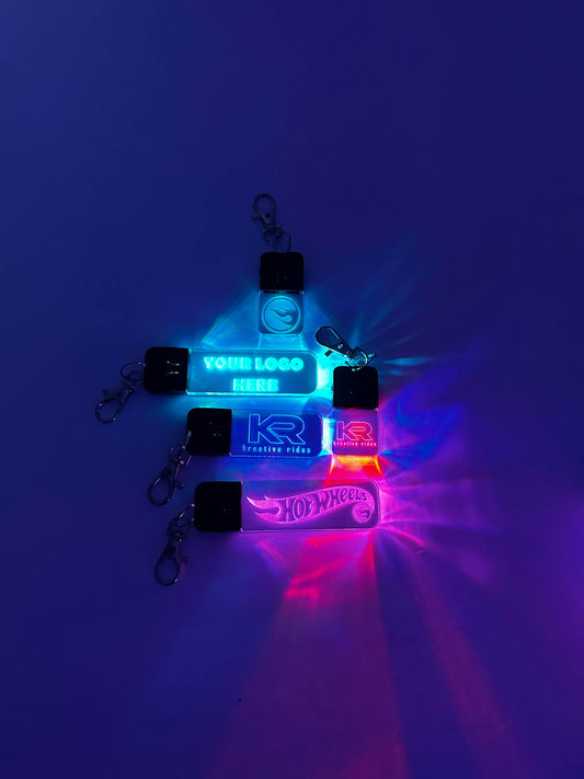 Personalized RGB LED Keychain
