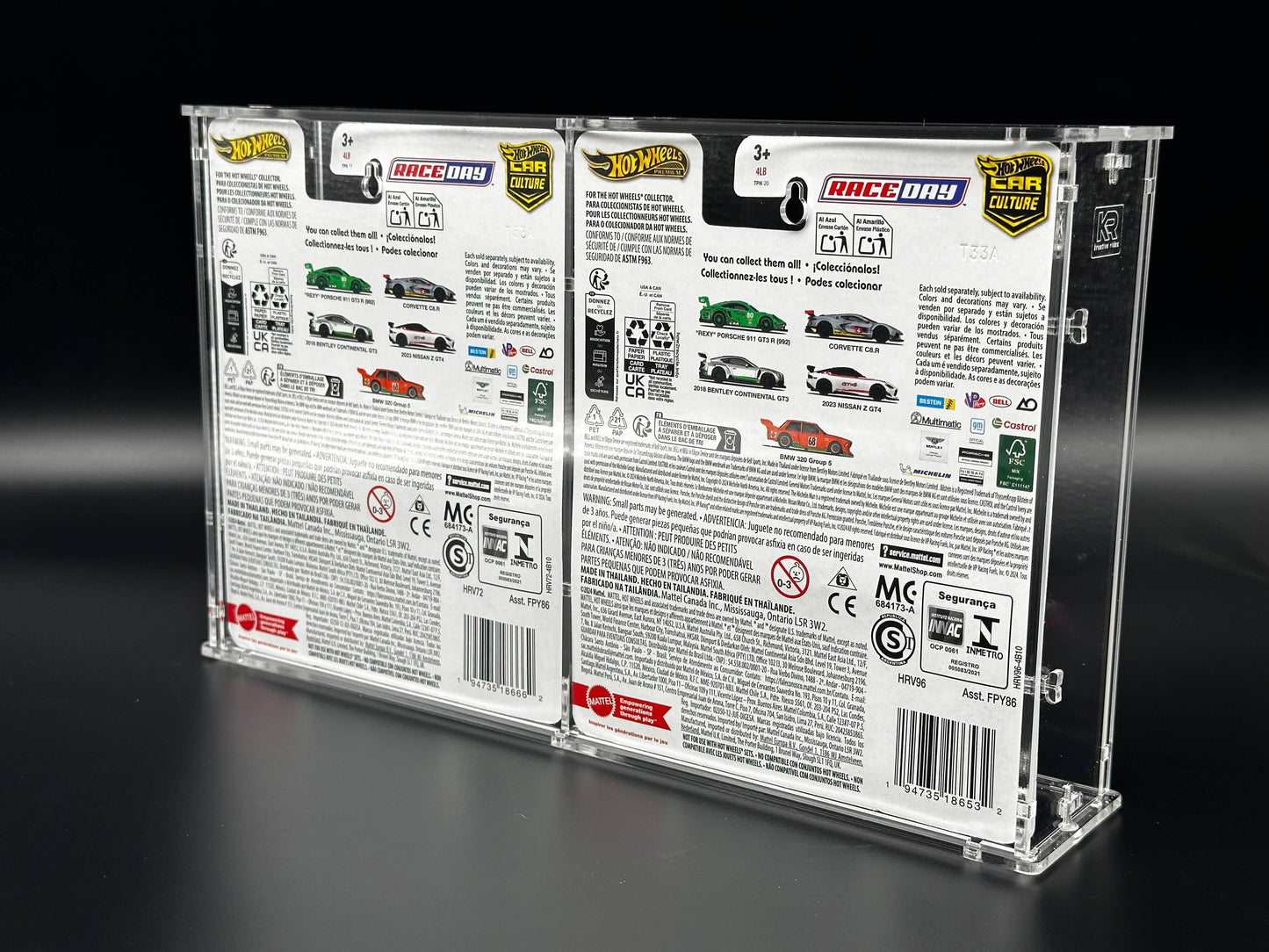 Hot Wheels Dual Premium Acrylic Display