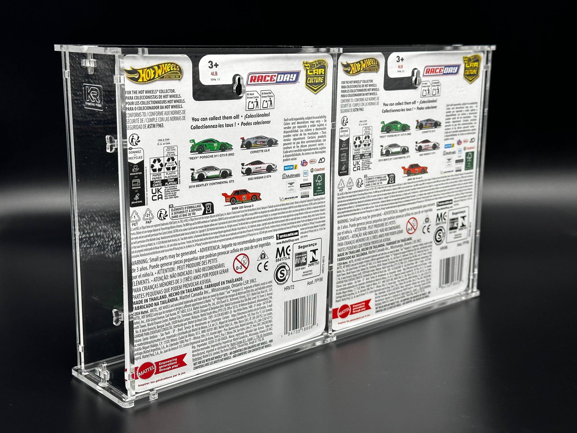 Hot Wheels Dual Premium Acrylic Display