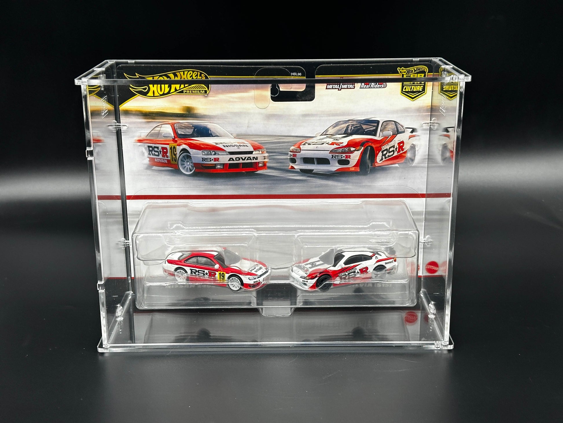 Hot Wheels Premium Car Culture 2-Pack Acrylic Display
