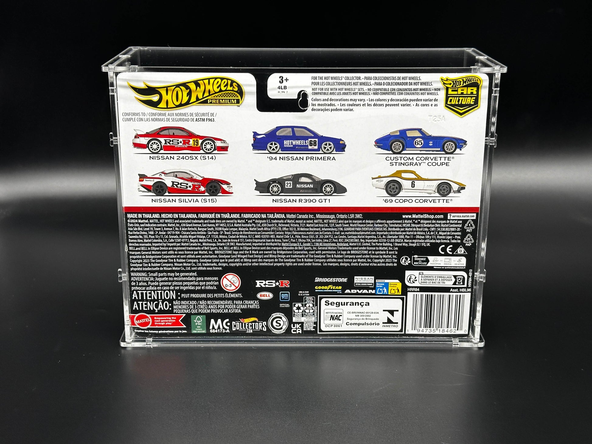 Hot Wheels Premium Car Culture 2-Pack Acrylic Display