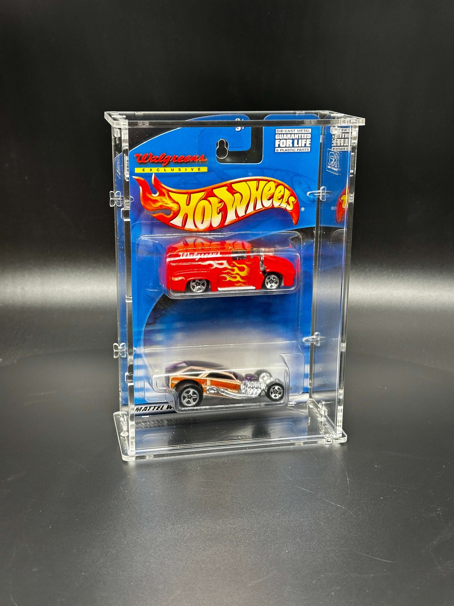 Hot Wheels 2 Pack Mainline Stackable Acrylic Display with Door