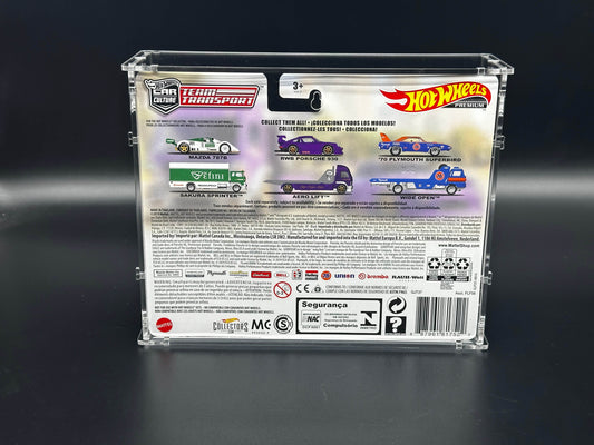 Hot Wheels Premium Team Transport Acrylic Display