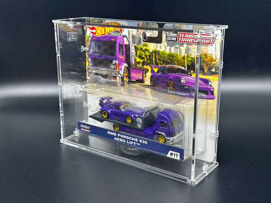 Hot Wheels Premium Team Transport Acrylic Display