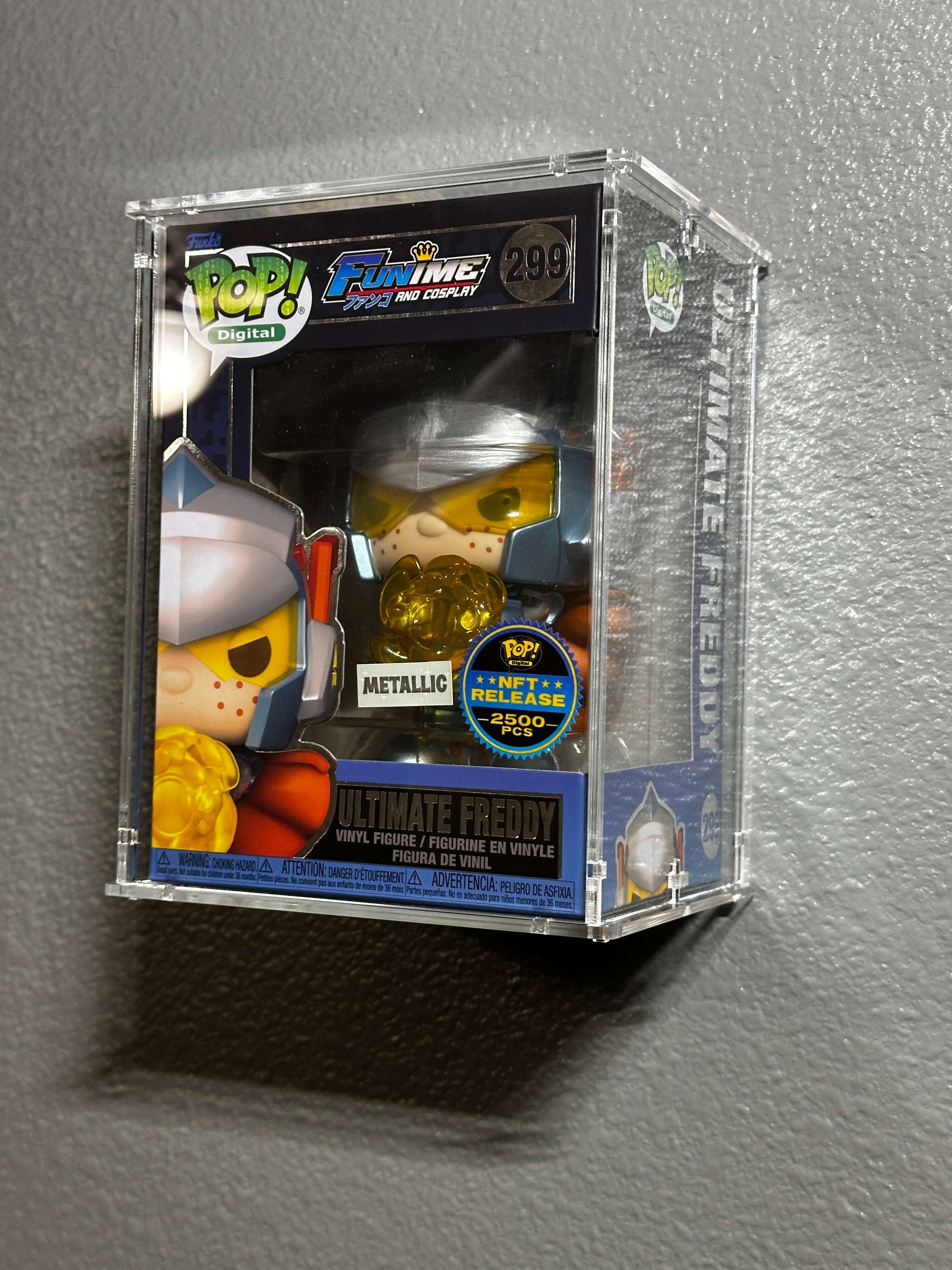Funko Pop Standard Horizontal Acrylic Display Case Wall Mounted