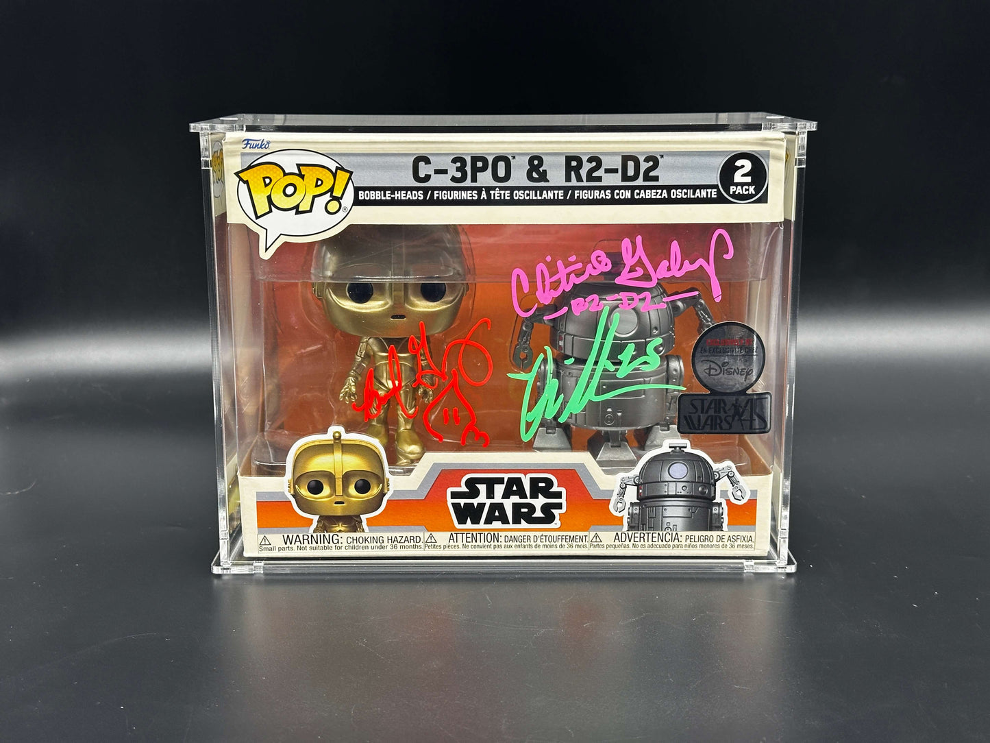 Funko Pop 2 Pack - Stackable/Wall Mountable Acrylic Display Case