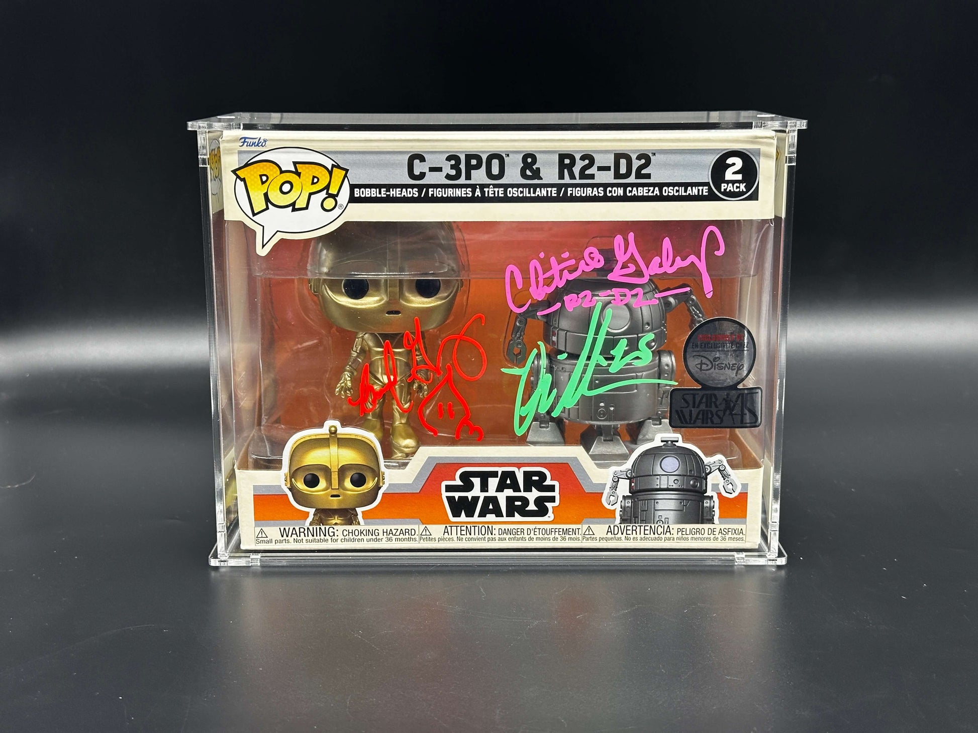Funko Pop 2 Pack - Stackable/Wall Mountable Acrylic Display Case