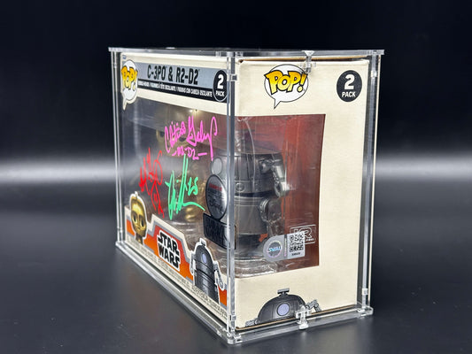 Funko Pop 2 Pack - Stackable/Wall Mountable Acrylic Display Case