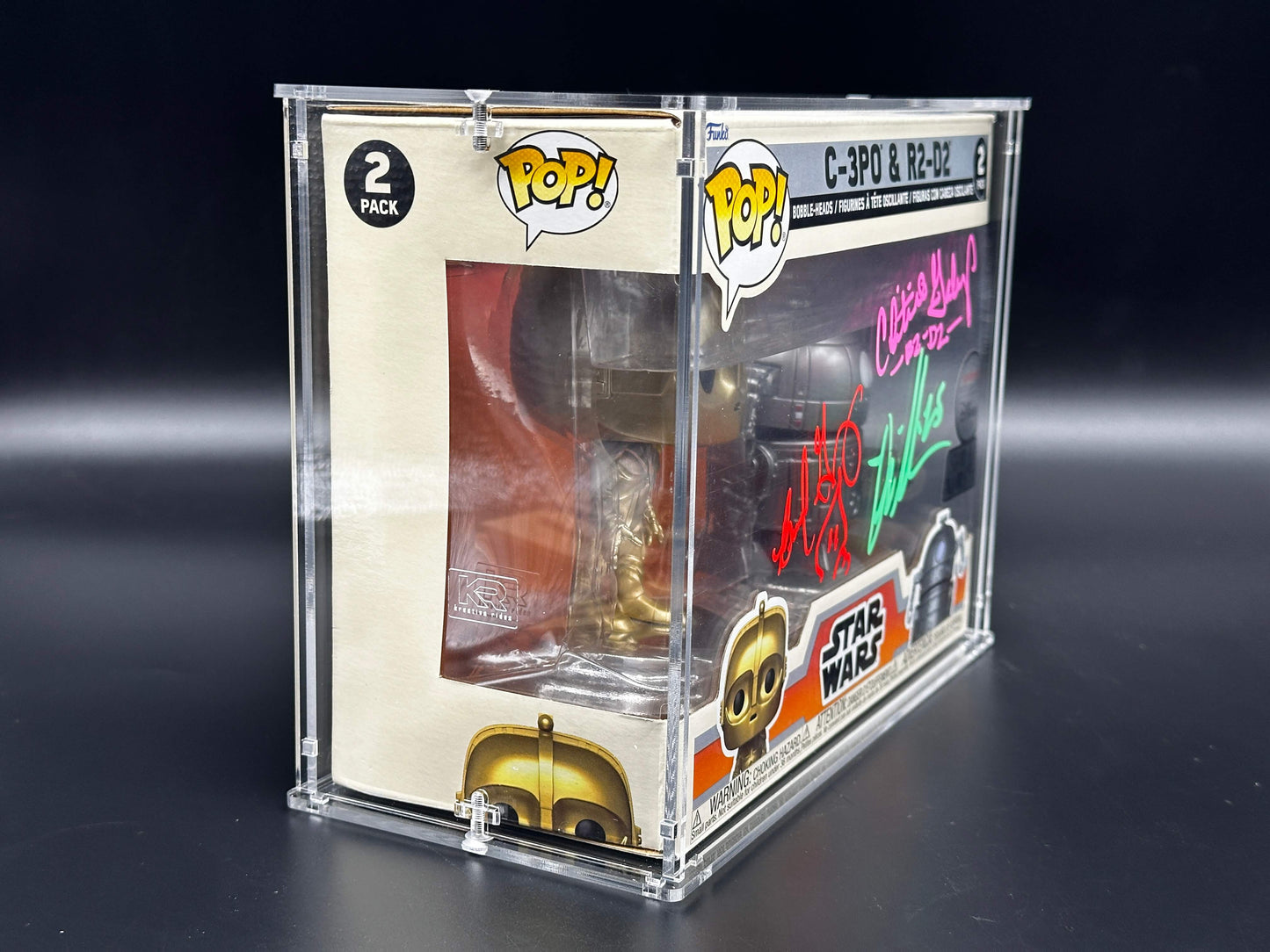 Funko Pop 2 Pack - Stackable/Wall Mountable Acrylic Display Case