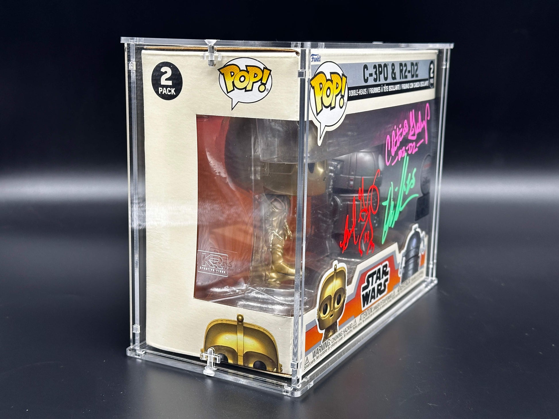 Funko Pop 2 Pack - Stackable/Wall Mountable Acrylic Display Case