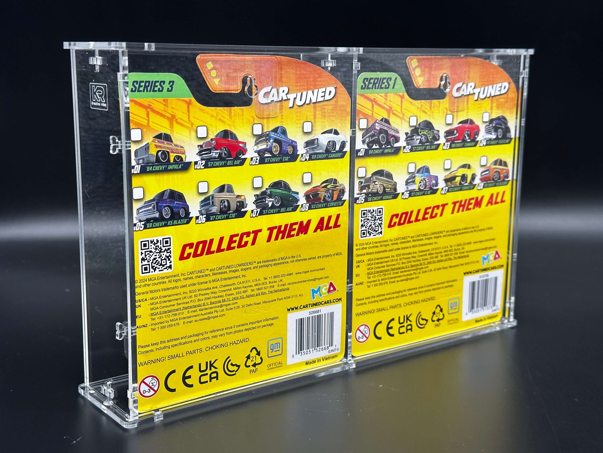 Dual Car Tuned Acrylic Display