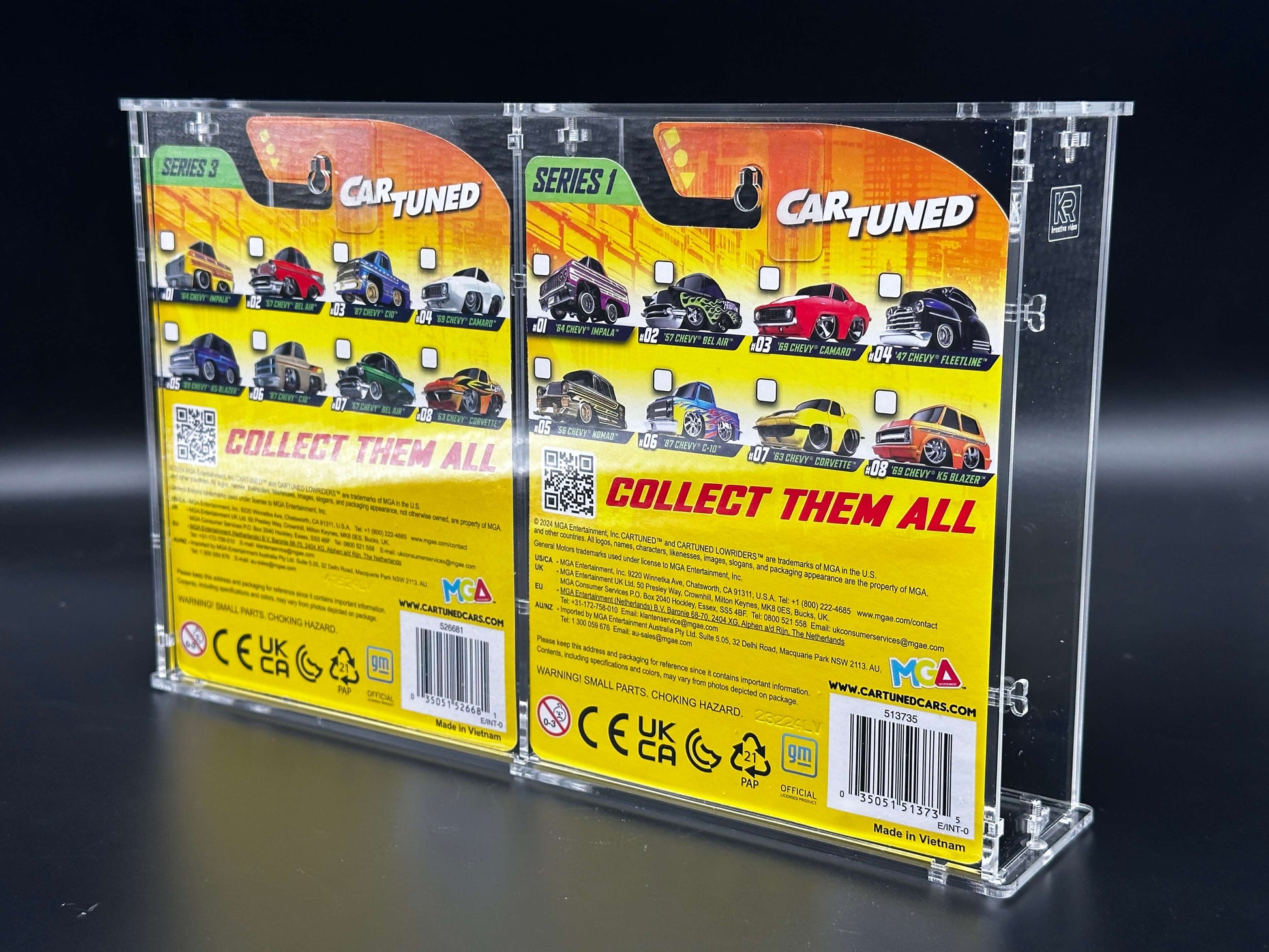Dual Car Tuned Acrylic Display