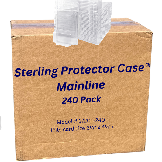 Sterling Protector Case Mainline 240팩 도매 - 카드 크기 6.5" x 4.25"에 적합