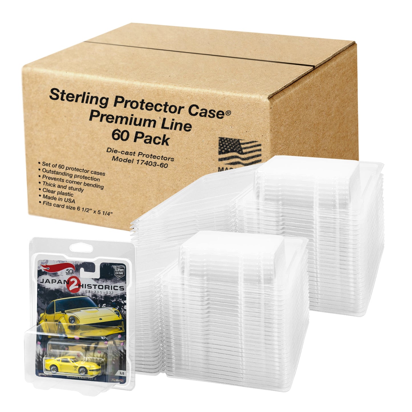 Sterling Protector Case Premium Line 모델 17403 카드 크기 6.5" x 5.25"에 맞습니다.