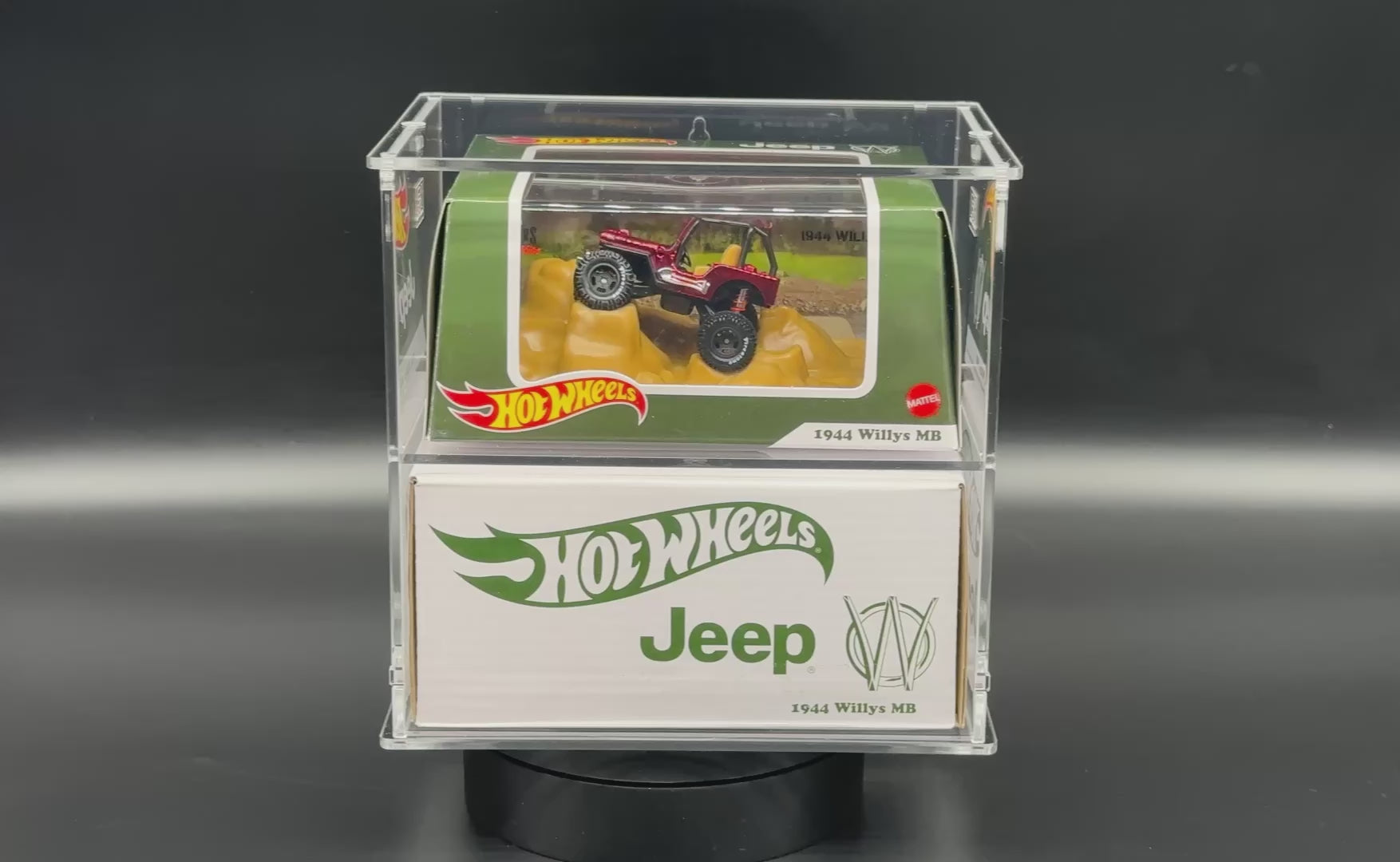 Hot Wheels RLC Big Box 2-Tier Diecast Acrylic Display