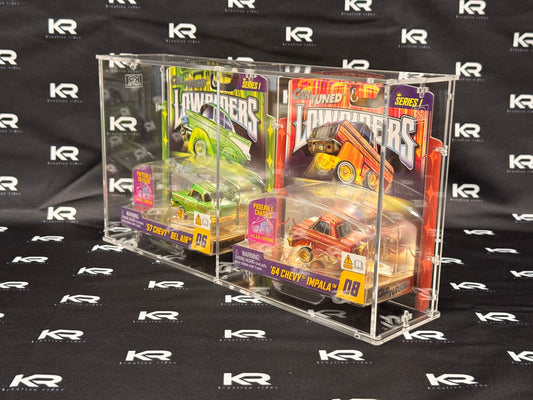 Dual Car Tuned Double/Lowrider/Rig Acrylic Display
