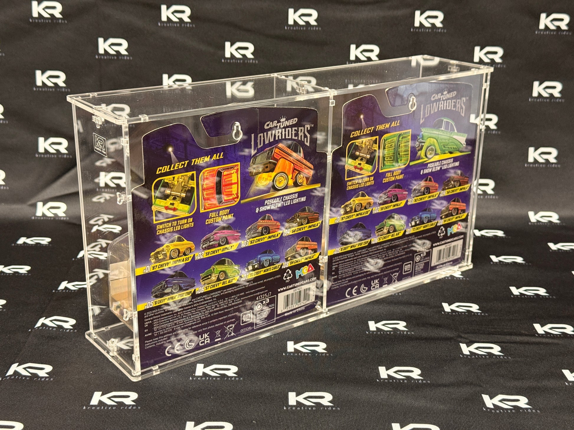 Dual Car Tuned Double/Lowrider/Rig Acrylic Display