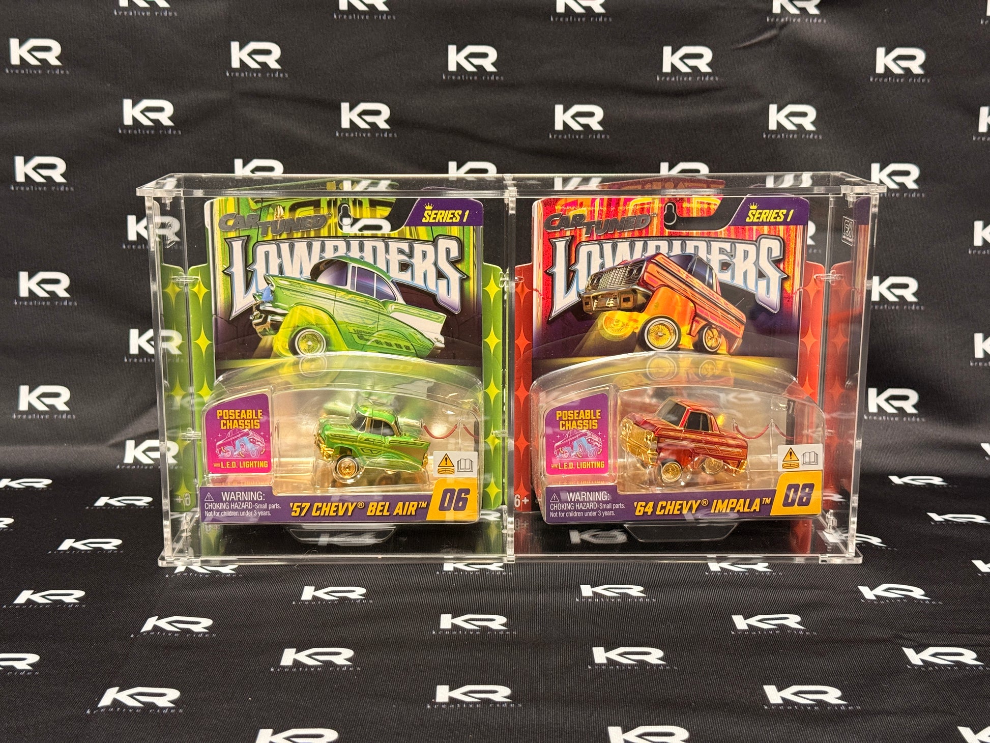Dual Car Tuned Double/Lowrider/Rig Acrylic Display