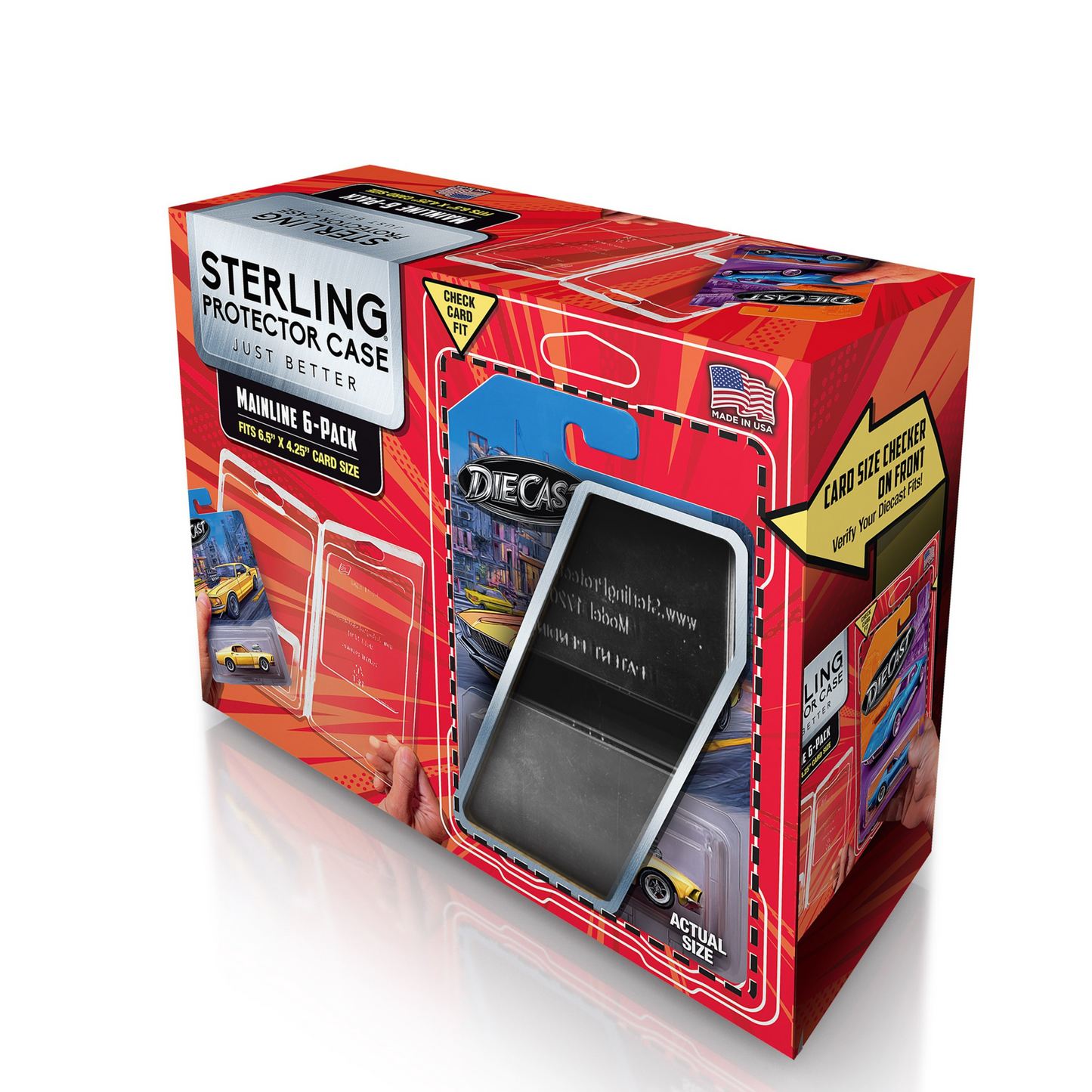 Estuche protector Sterling, modelo 17201, compatible con tarjetas de 6,5" x 4,25". 