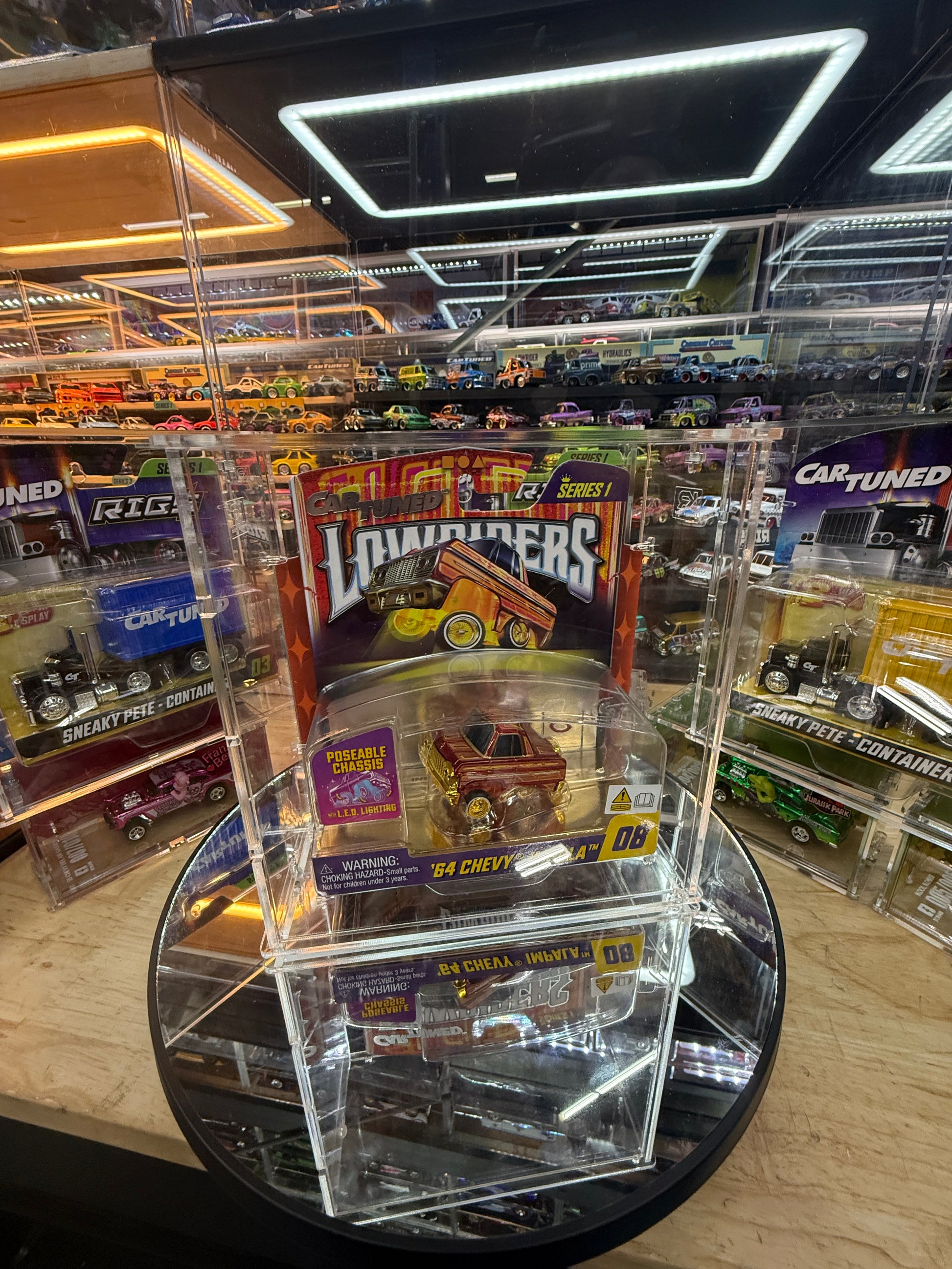 car tuned lowriders diecast acrylic display protector