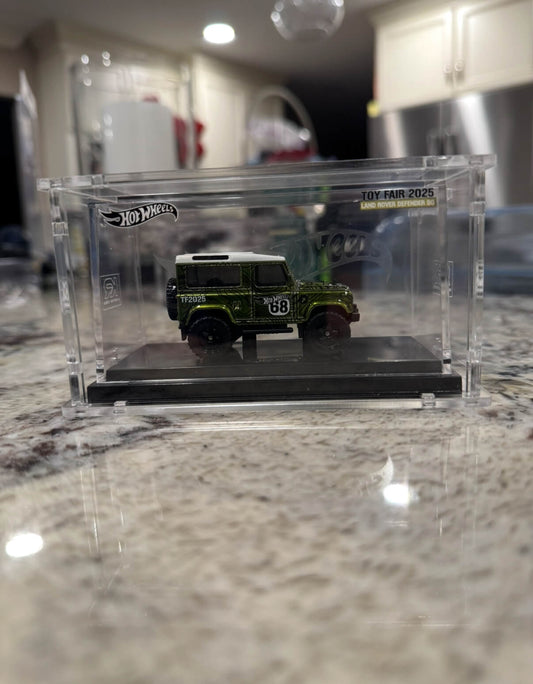 Hot Wheels Tall Toy Fair 1-Tier Diecast Acrylic Display *Stackable*