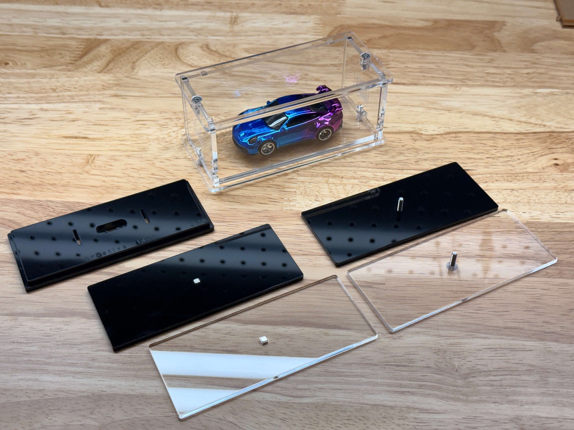Customizers Standard Diecast Acrylic Display with optional removable base