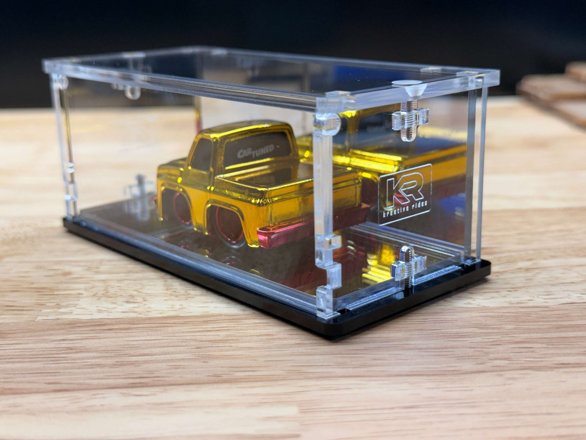 Customizers Standard Diecast Acrylic Display with optional removable base