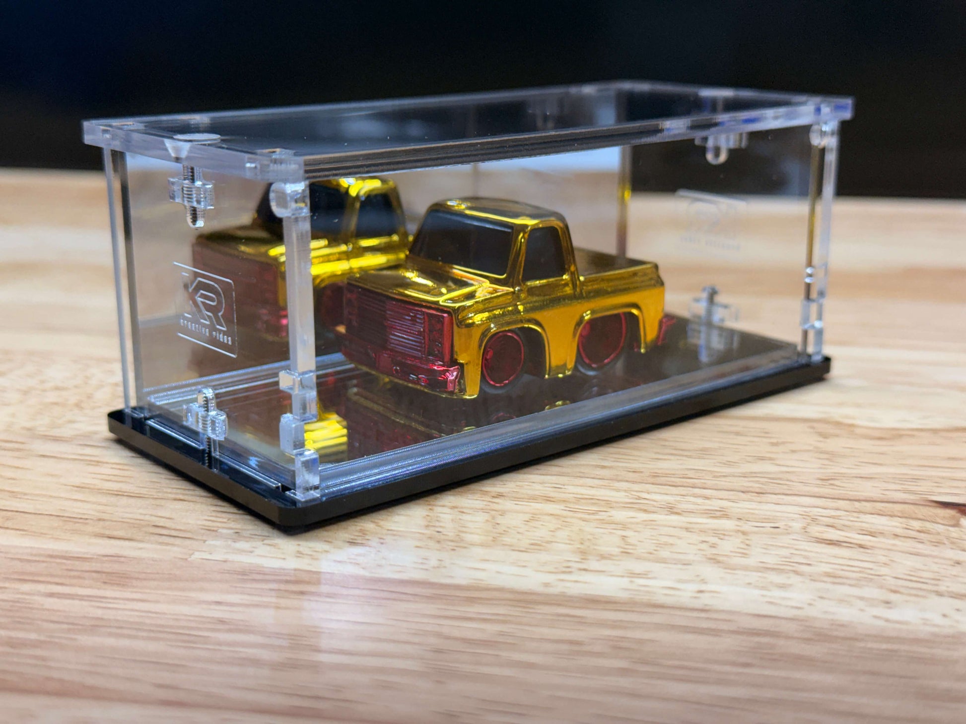 Customizers Standard Diecast Acrylic Display with optional removable base
