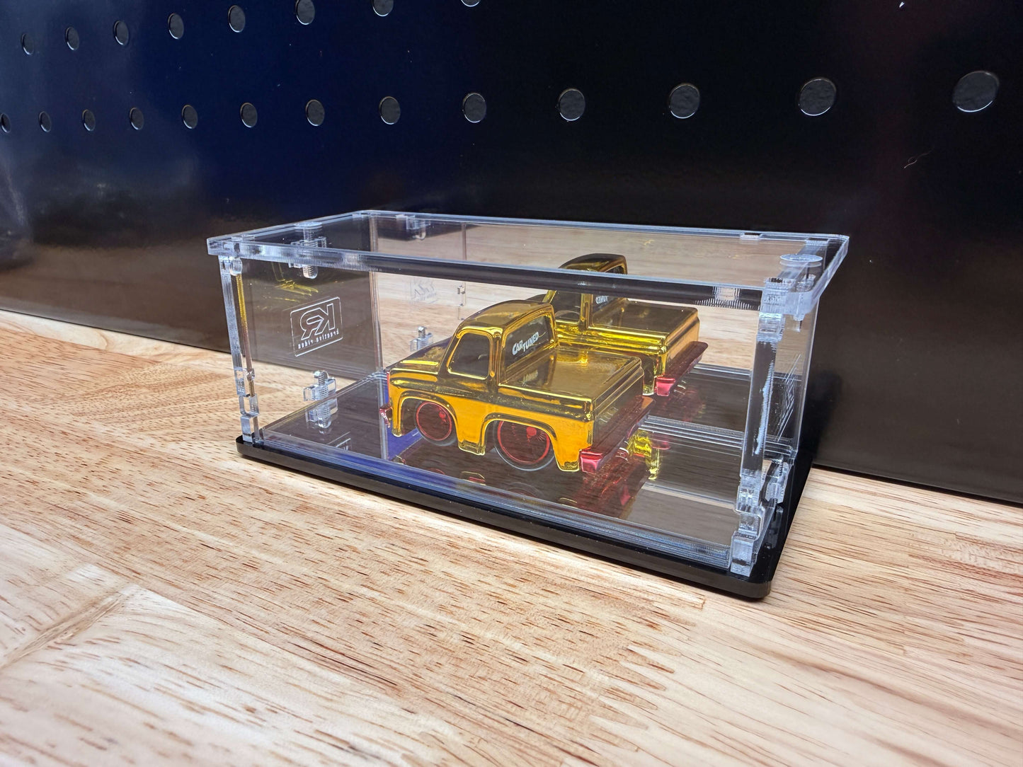 Customizers Standard Diecast Acrylic Display with optional removable base