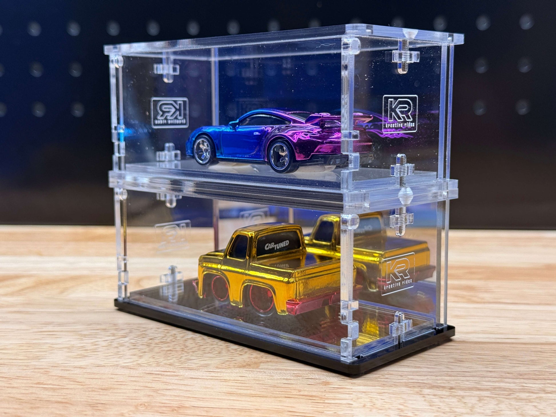 Customizers Standard Diecast Acrylic Display with optional removable base