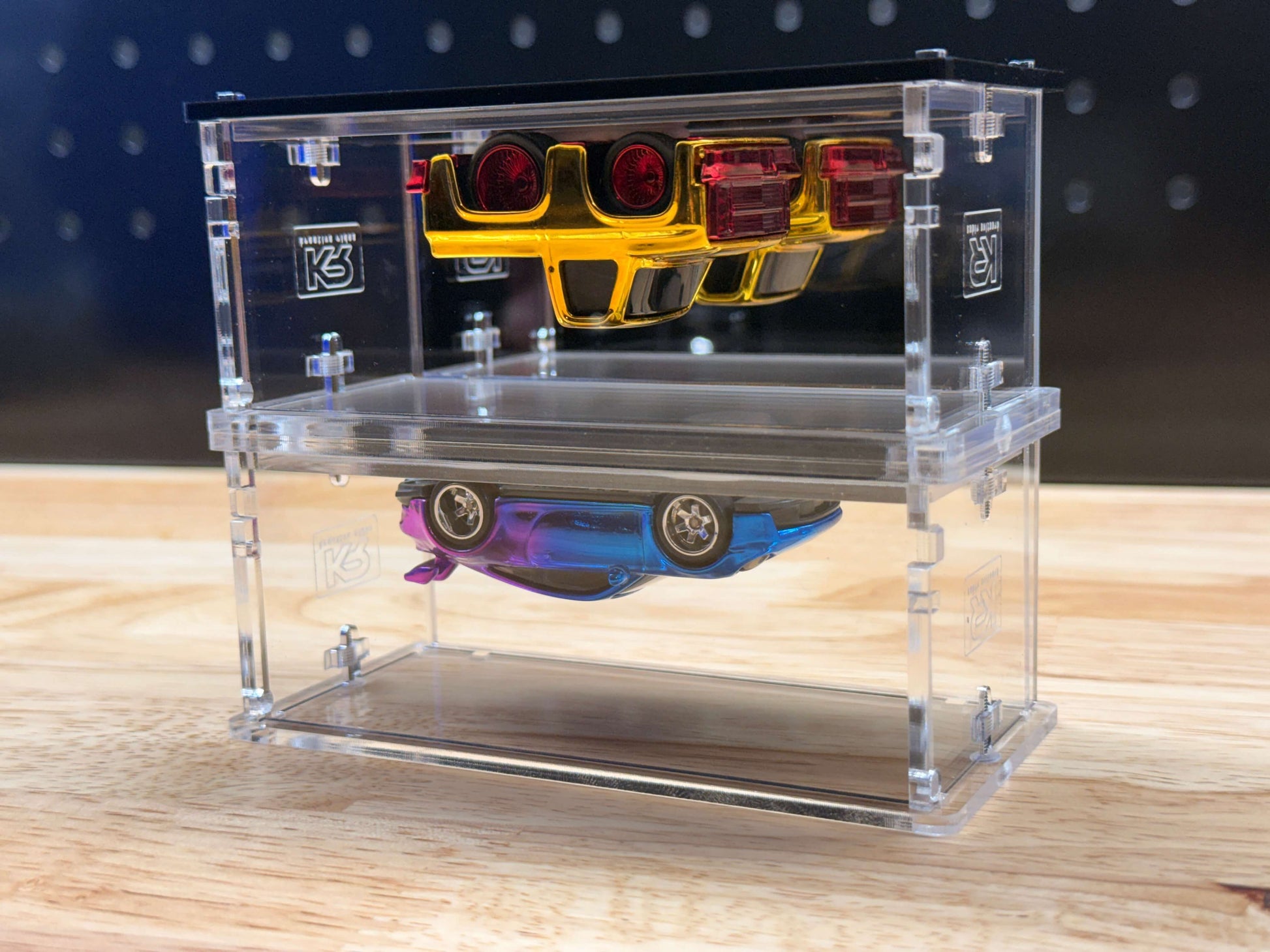 Customizers Standard Diecast Acrylic Display with optional removable base