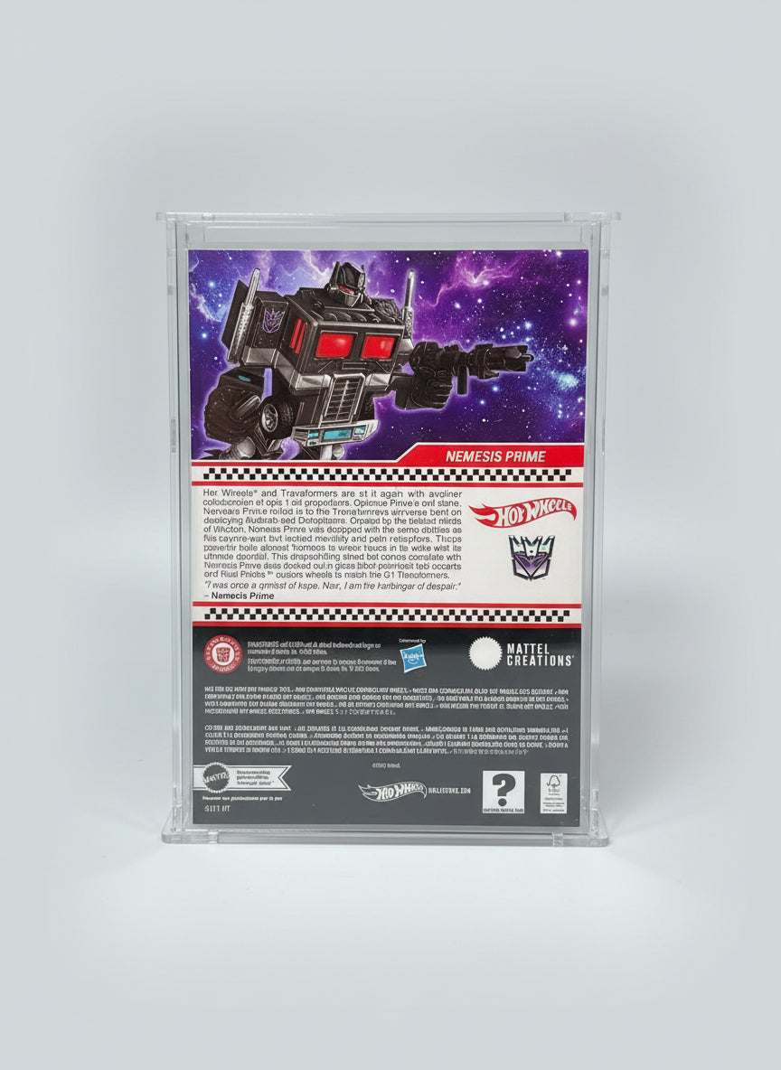 Hot Wheels RLC Transformer Single Acrylic Display Case