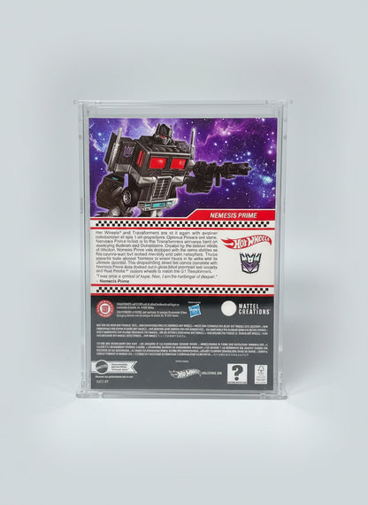 Hot Wheels RLC Transformer Single Acrylic Display Case