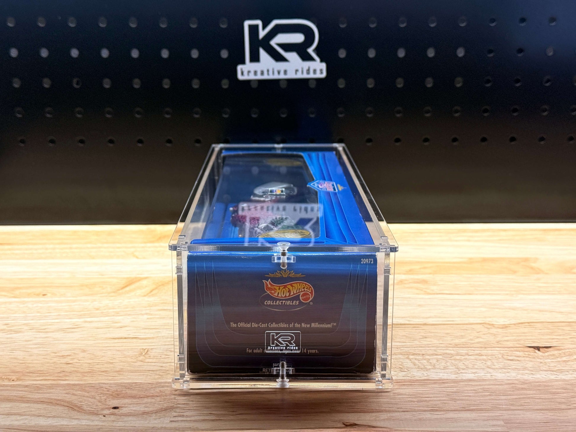 Acrylic Display Case for Hot Wheels Lowrider Magazine Diorama Set